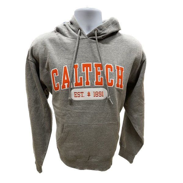 grey Caltech hooded sweatshirt